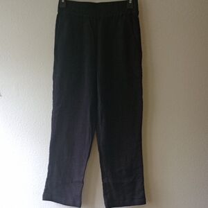 Backcountry Cotton Black Pull On Pants Light Weight Casual Lounge Small